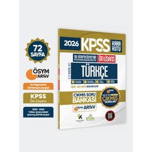 2026 Fullönlisans Kpss Türkçe Kara Kutu ÖSYM Çıkmış Soru Bankası Son 15 Yıl (Sadece Ön Lisans)