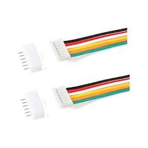 50 Adet 2mm 6 Pin Çift Taraflı Jst Ph Konnektör 30cm Kablolu