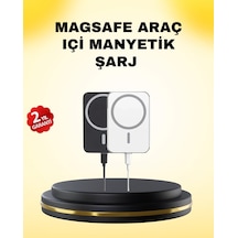 15w Kablosuz Şarj Destekli Magsafe Araç Tutucu Havalandırma Klipsli - Lisinya