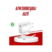 Muratech 67 Watt Type C Hızlı Şarj Cihazı Huawei P30 P40 Mate 20 Pro Uyumlu