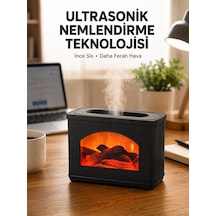 Usb Güçlü Ultrasonik Hava Nemlendirici Sessiz Çalışan 270 Ml Difüzör - Lisinya
