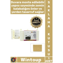 Kutu Duvar Tipi Kablo Düzenleyici Organizer Sağlam Plastik Şık Modem Saklama Kutusu 25 X 15 X 6 Cm Çok Renkli