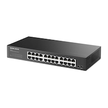 Ms124gs 24 Port Gigabit Ethernet Switch 10/100/1000 Mbps Rj45 48 Gbps Rackmount Tak-çalıştır İzolasyon Modu & Döngü Önleme Metal Kasa Sessiz Çalışma