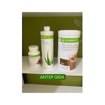 Herbalife Aloeveralı Set Shake Çikolata 550 Gr Aloe 473 Ml Limon Çay 50 Gr