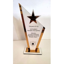 Resmi Kurum Hediyelik Plaket Kişiye Özel İsim Yazılı