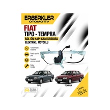 Sol Ön Kapı Cam Krikosu Elektrikli Motorlu - Fiat Tipo Tempra - Erb1863