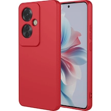 Uryport Oppo Reno 11f Kılıf First Silikon - Kırmızı