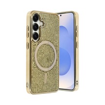Joko Samsung Galaxy S25 Helen Magsafe Kapak - Gold 0.2M-Çok Renkli