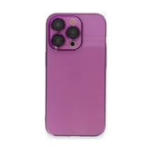 Apple Uyumlu   iPhone 14 Pro Max Kılıf Armada Lensli Kapak - Mor