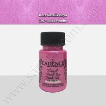 Cadence Dora Metalik Boya 50 Ml. 191 Sıcak Pembe