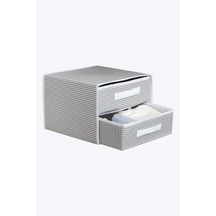 Dolap İçi Kumaş Kaplamalı Mini Çekmece Organizer, Çekmeceli Dolap İçi Düzenleyici, İç Çamaşırı Çorap Tek Çok Renkli