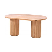 Masifart Mensa 160 Lık Ptt Oval Masa Cilasız Ham Ham