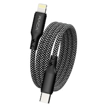 Raca Rc20l 35 Watt Type-c To Lightning Manyetik Şarj Kablosu 1 Metre - Siyah 1