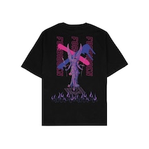 Adrift Forbidden Siyah Oversize Unisex T-shirt Siyah