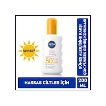 Nivea Sun Hassas Anında Koruma Güneş Spreyi SPF50+ 200 ML
