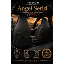 Bmw 2 Serisi Gran Coupe 2020 Ve Sonrası Uyumlu Angel Serisi Tay Tüyü Koltuk Kılıfı Siyah Mavi