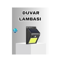 Solar Güçlü Led Dış Mekan Lambası Güneş Enerjisiyle Şarj Olan Sensörlü Bahçe Işığı