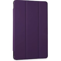 Newface Samsung Galaxy X610 Tab S9 Fe Plus 12.4 Kılıf Tablet Smart Kılıf - Mor Tablet Kılıfı