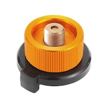 Sones Açık Hava Kamp Gaz Tüpü Adaptörü Ocak Bağlantısı Kapalı Mandallı Gaz Tüpü Dönüştürücü, Renk: Küçük Sarı