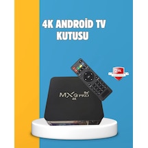 Hubrendy Tekno Android Tv Box 4k 2gb Ram 16gb Rom, Kablosuz Wi-fi Medya Oynatıcı