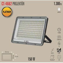 Ct-4662 150w Led Projetör 1 Adet Beyaz Işık