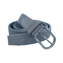 Gri Elastik Esnek Unisex Örgü Kemer Gri