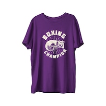 Top Glory Boxing Baskılı Penye Boks Sporcu T-Shirt (532149872)