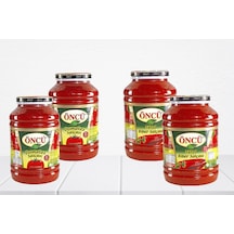Domates Salçası 4300 G + Tatlı Biber Salçası 4300 G 4 Lü Paket