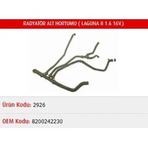 Master M2926 Radyator Hortumu Alt 8200242230