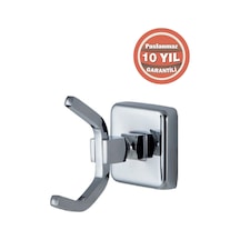 Çelik Banyo Paslanmaz Pirinç Kumru 1'li Askılık Havluluk Banyo Askısı Krom