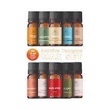 Tanışma Koleksiyon Esansiyel Uçucu Koku Yağı Buhurdanlık Yağı Difüzör Esansı 10'lu Set 10x10ml Karışık