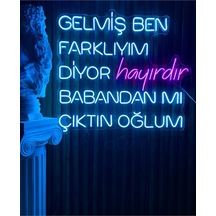 Gelmiş Ben Farklıyım Diyor Neon Led Renkli
