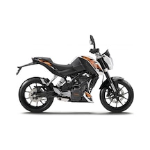 Ktm Duke 200 Tasarım Ön Grenaj Ve Arka Kuyruk Sticker Modeli Turuncu