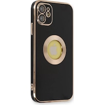 Newface Apple iPhone Uyumlu 12 Kılıf Store Silikon - Siyah