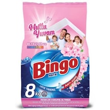Bingo Matik Mutlu Yuvam Beyaz ve Renkliler İçin Anti Aging Toz Çamaşır Deterjanı 8 KG