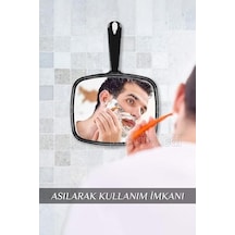 Pixy Kare Makyaj Ve El Aynası Siyah 18 X 32, 7480000717354 Açık