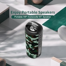 Ipx7 Su Geçirmez 1800mah 1 Ay Çalma Süresi Kablosuz Bluetooth Hoparlör App İle Kontrol Çift 5w Bt5.0 Subwoofer Jzr-gy - Gümüş