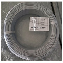 0.75Mm Cca Sarı Beyaz Nyaf Elektrik Kablosu Top 100 Metre