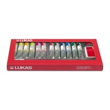 Lukas Studio Yağlı Boya Seti 12 Renk X 20 ML +Terebentin+3 Fırça