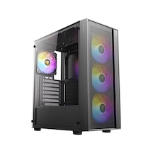 Antec Ax65 Argb 4x120mm Fan Atx Siyah Mid Tower Gaming Oyuncu Akak0ant0016