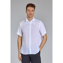 Bisse Alt Birit Yaka Regular Fit Uk Gömlek Cepsiz Beyaz Gmktna1224013 D01 Beyaz
