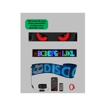 Kayan Yazı Destekli Rgb Led Reklam Paneli Usb İle Kolay Kurulumlu Renk