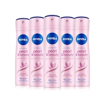 Nıvea Kadın Sprey Deodorant Pearl&beauty, 48 Saat Anti-perspirant Koruma 150ml X5 Adet