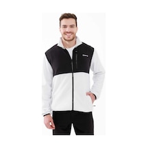 2as Cliff Erkek Parçalı İnce Polar Sweatshirt Beyaz 2as Cliff Erkek Parçalı İnce Polar Sweatshirt Beyaz