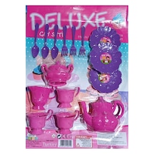 Delux Çay Seti Kartela Oyuncak Çay Seti