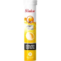 C Vitamini ve Çinko Portakal Aromalı Tablet 20 Adet