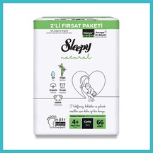 Sleepy Bebek Bezi 2'li Fırsat Maxi Plus 4+ 66 Dfnbez Standart