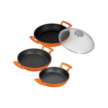 Ayrex Döküm Sahan Seti 16-20-24 Cm - Profesyonel Lezzet Koleksiyonu Diğer