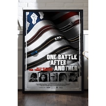 One Battle After Another Ahşap Çerçeveli Poster, Dekoratif Film Duvar Tablosu