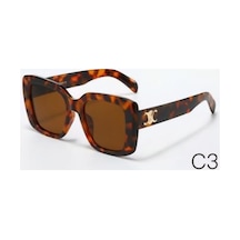 Kadın Uv-400 Korumalı Lüks Güneş Gözlüğü Leopar - 720022921 Leopar